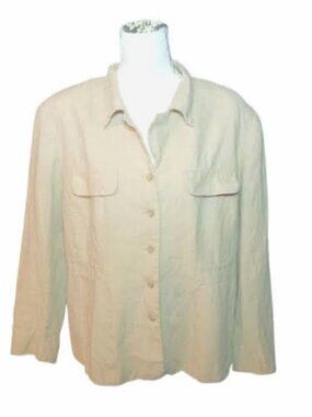 womans size 14 linen blazer